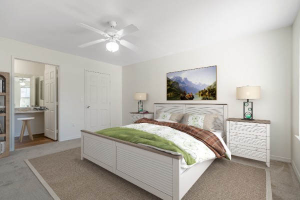 Decorated Bedroom