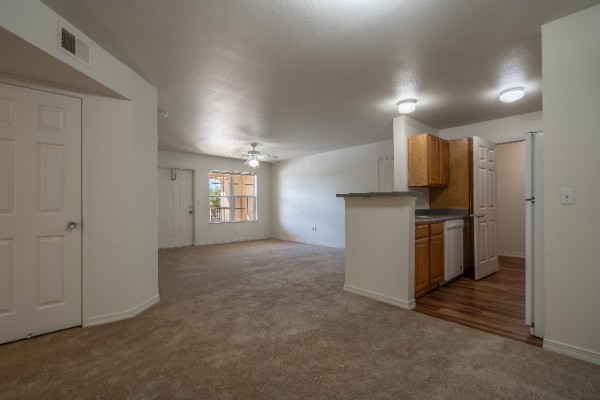 Quail Hollow Interior Living Space And Kitchen